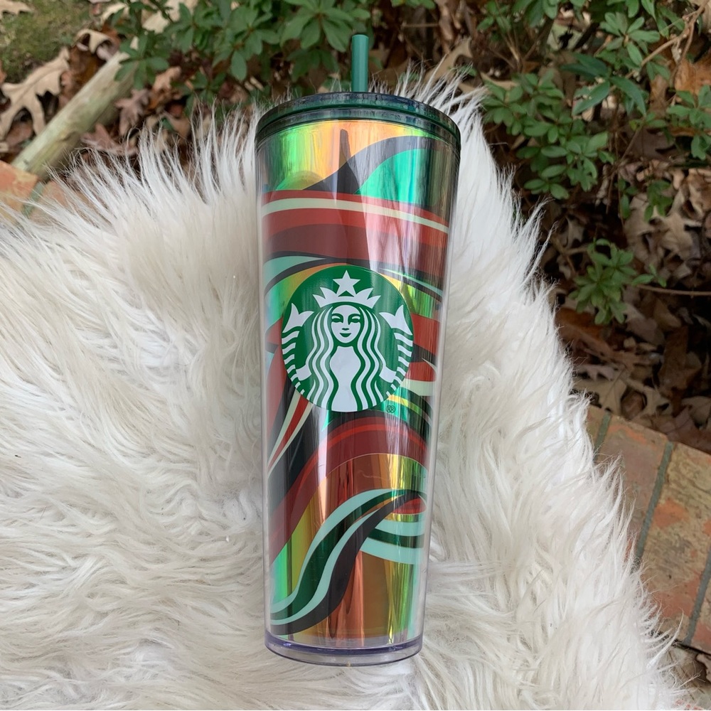 Starbucks Dining Starbucks 24 Oz Holiday Tumbler with Straw